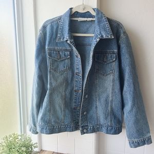Chicos Size 2 High Quality Jean Jacket